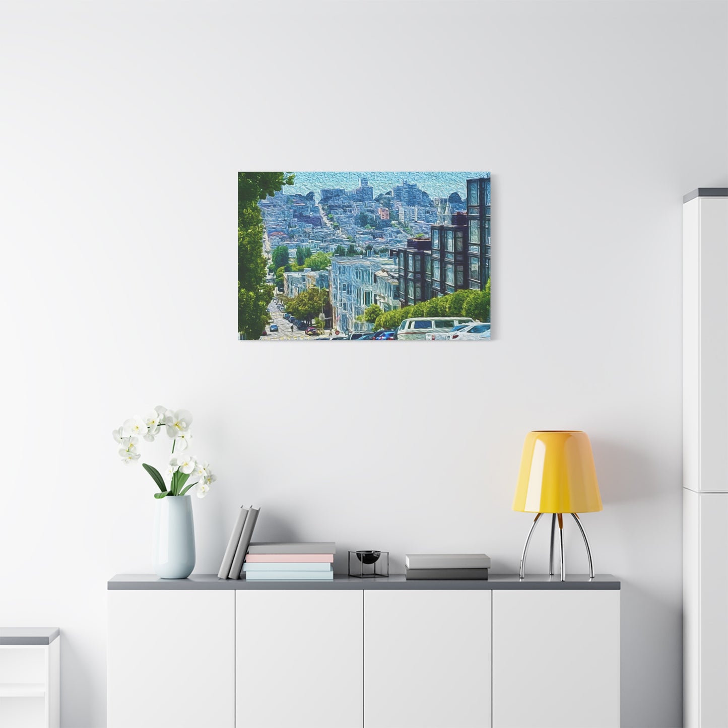 San Francisco Streets - Matte Canvas Wall Art