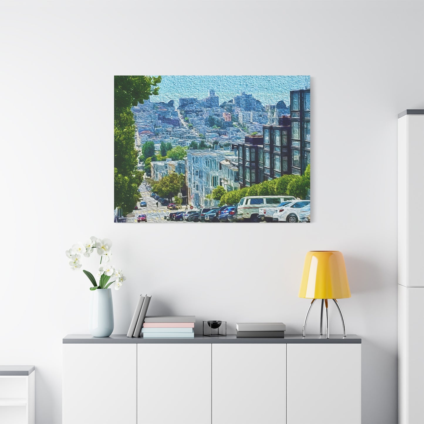 San Francisco Streets - Matte Canvas Wall Art