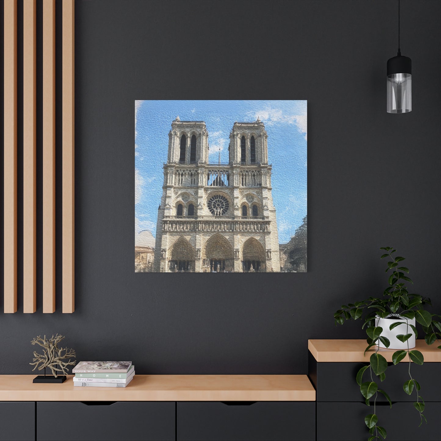 Notre-Dame Cathedral - Stretched Canvas Art Print