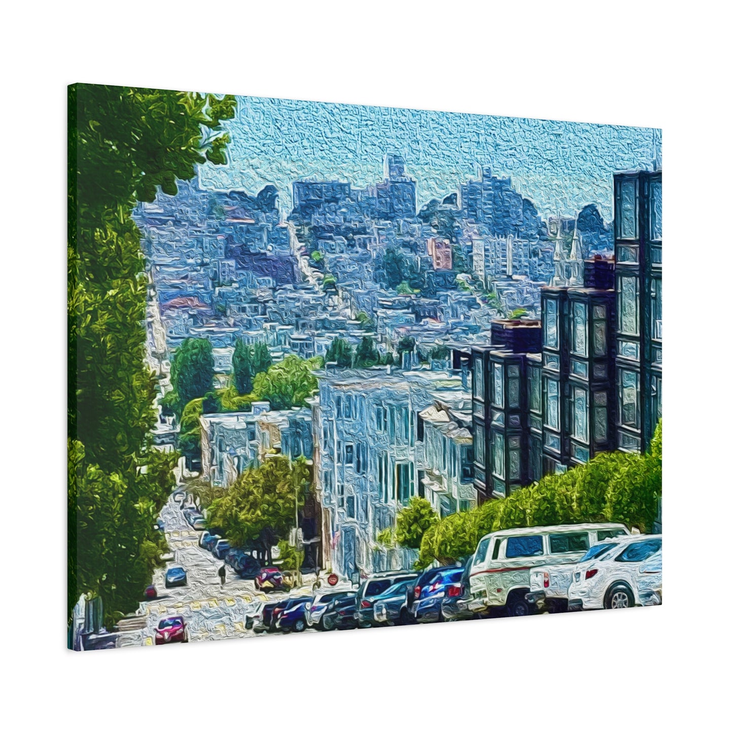 San Francisco Streets - Matte Canvas Wall Art