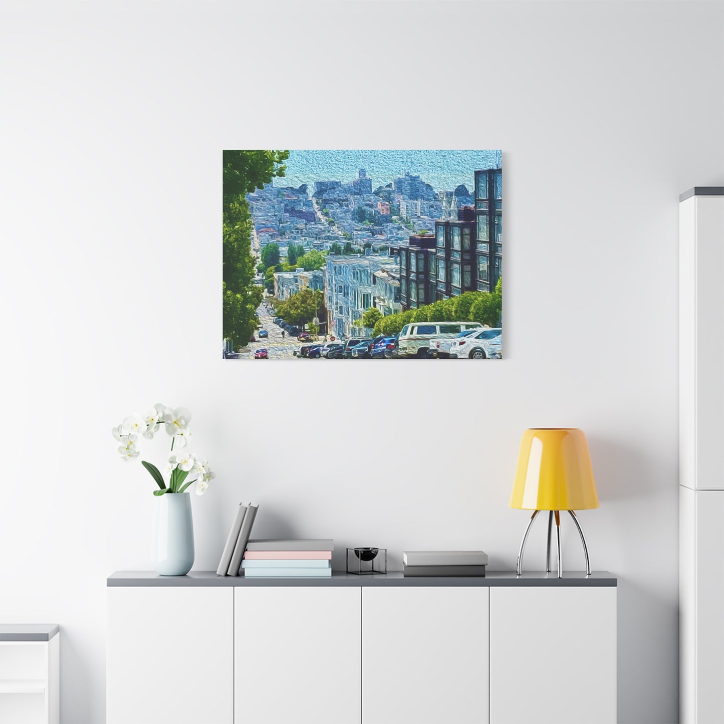 San Francisco Streets - Matte Canvas Wall Art