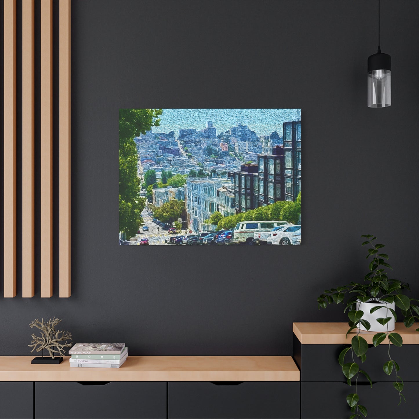 San Francisco Streets - Matte Canvas Wall Art