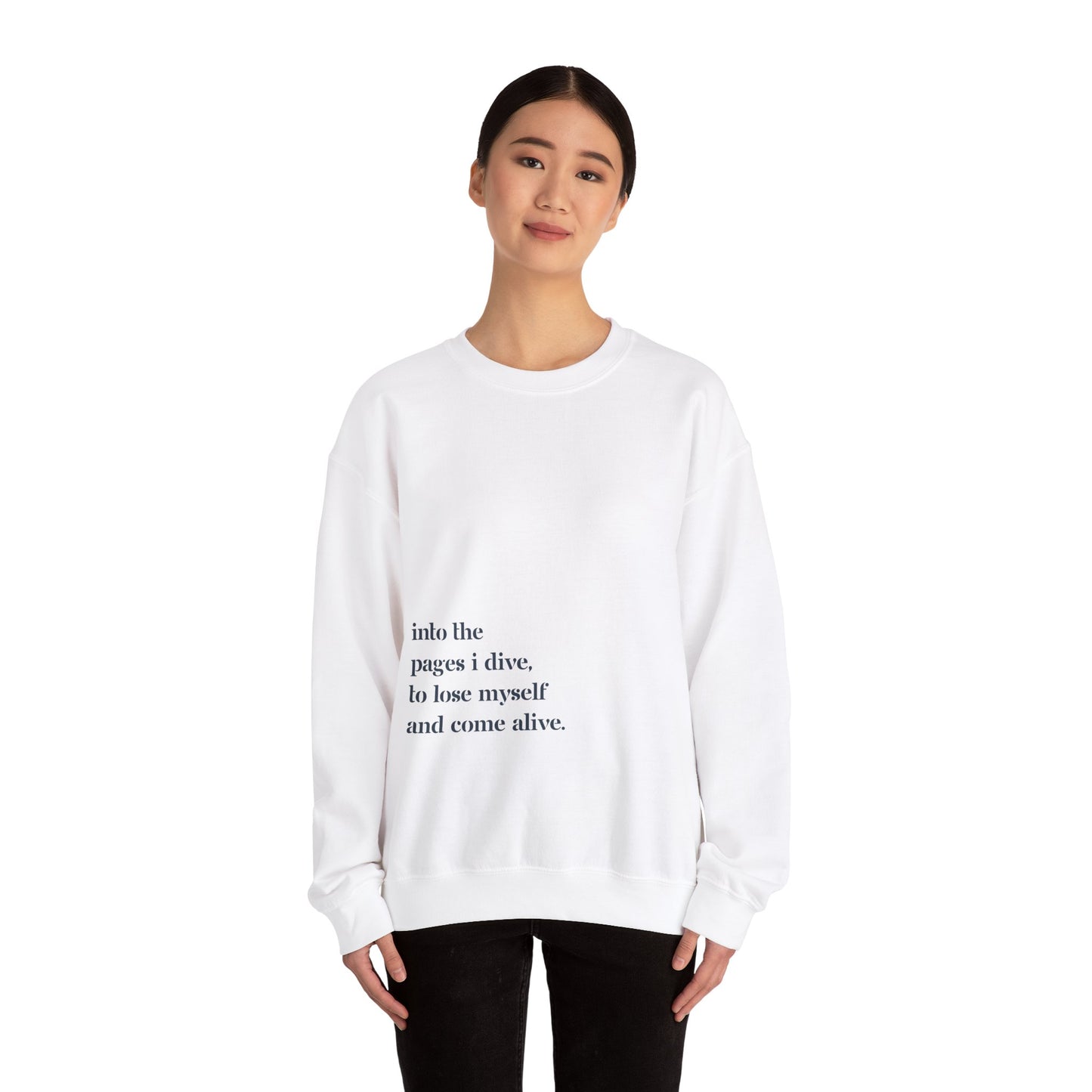 Into The Pages I Dive - Unisex Sweatshirt