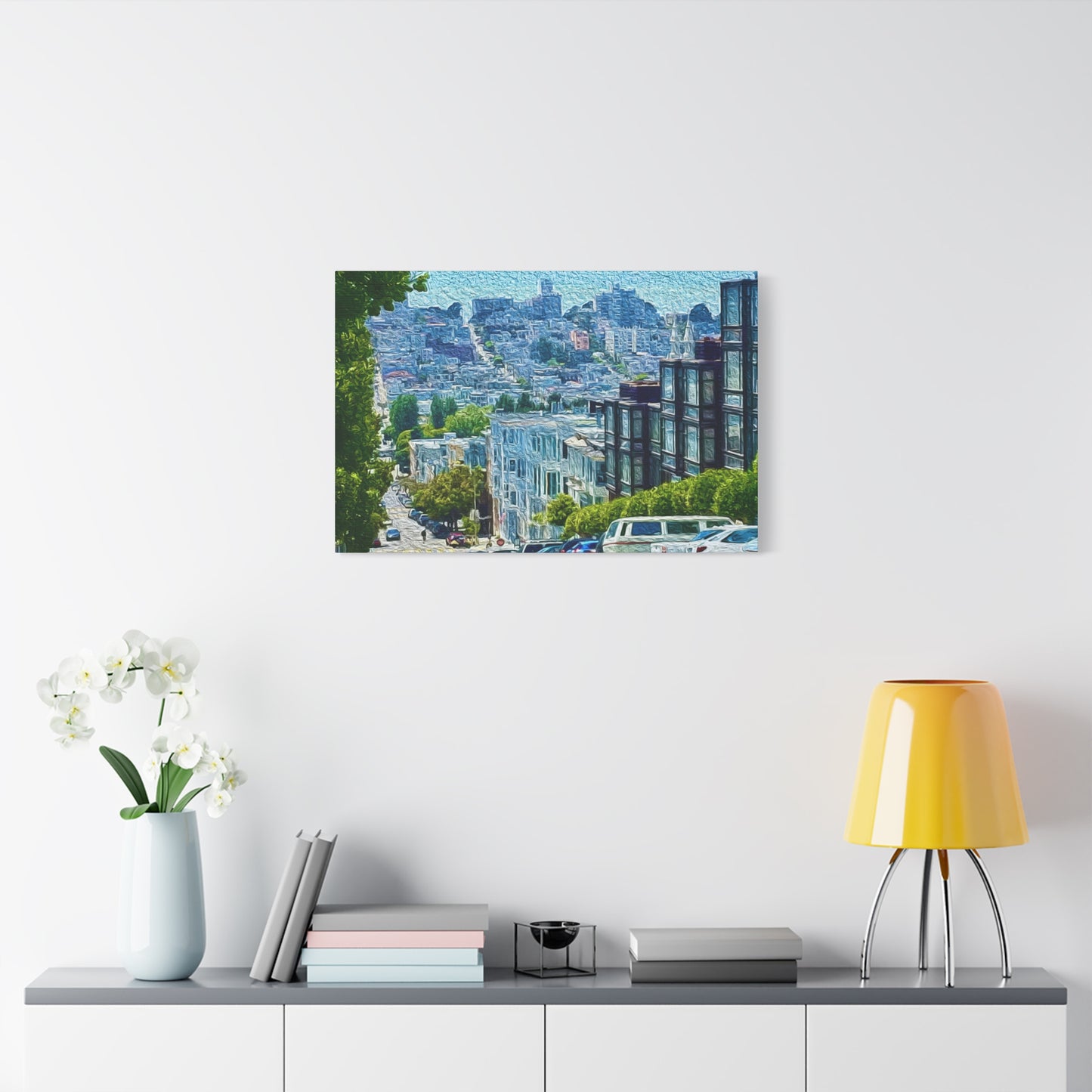 San Francisco Streets - Matte Canvas Wall Art