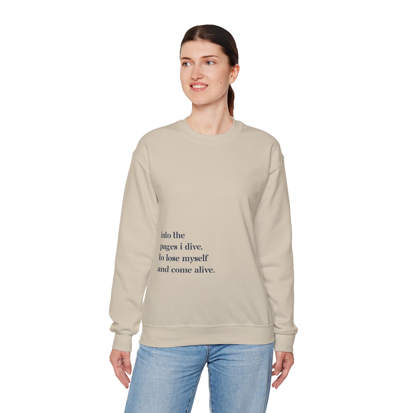 Into The Pages I Dive - Unisex Sweatshirt
