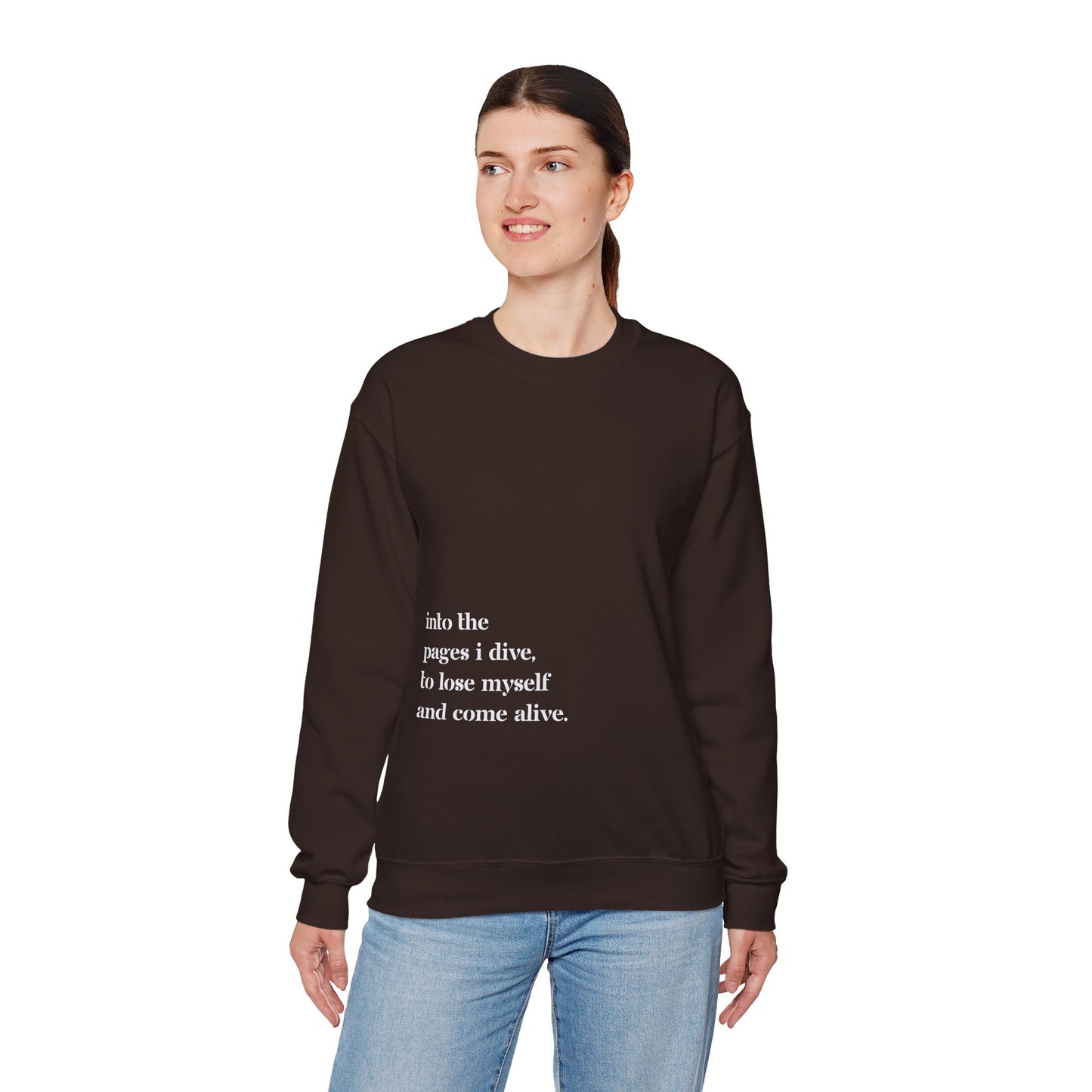 Into The Pages I Dive - Unisex Sweatshirt