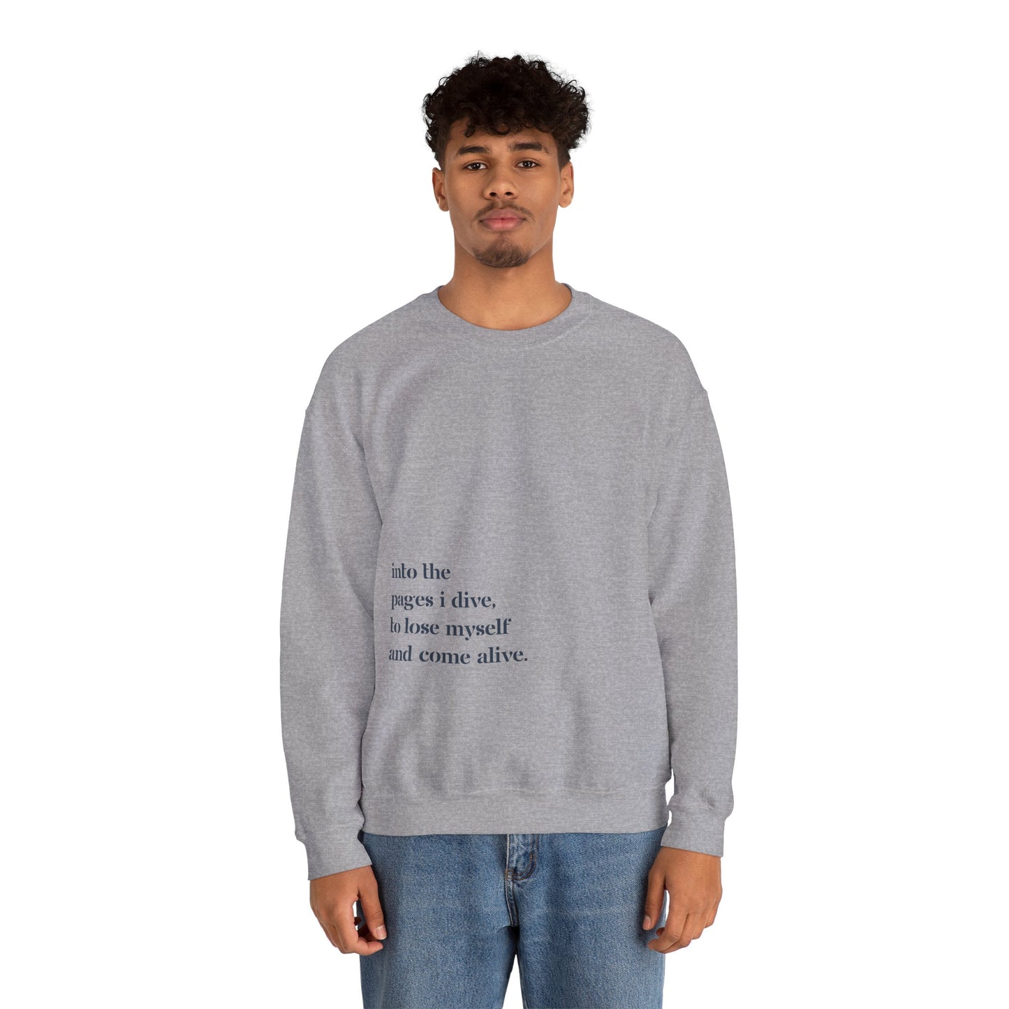 Into The Pages I Dive - Unisex Sweatshirt