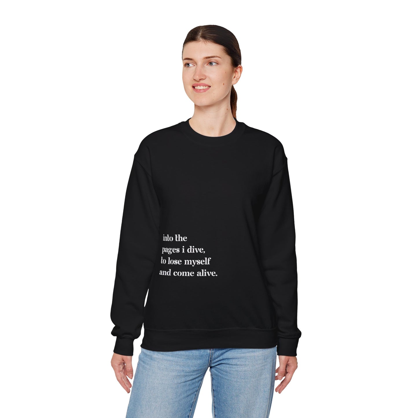 Into The Pages I Dive - Unisex Sweatshirt