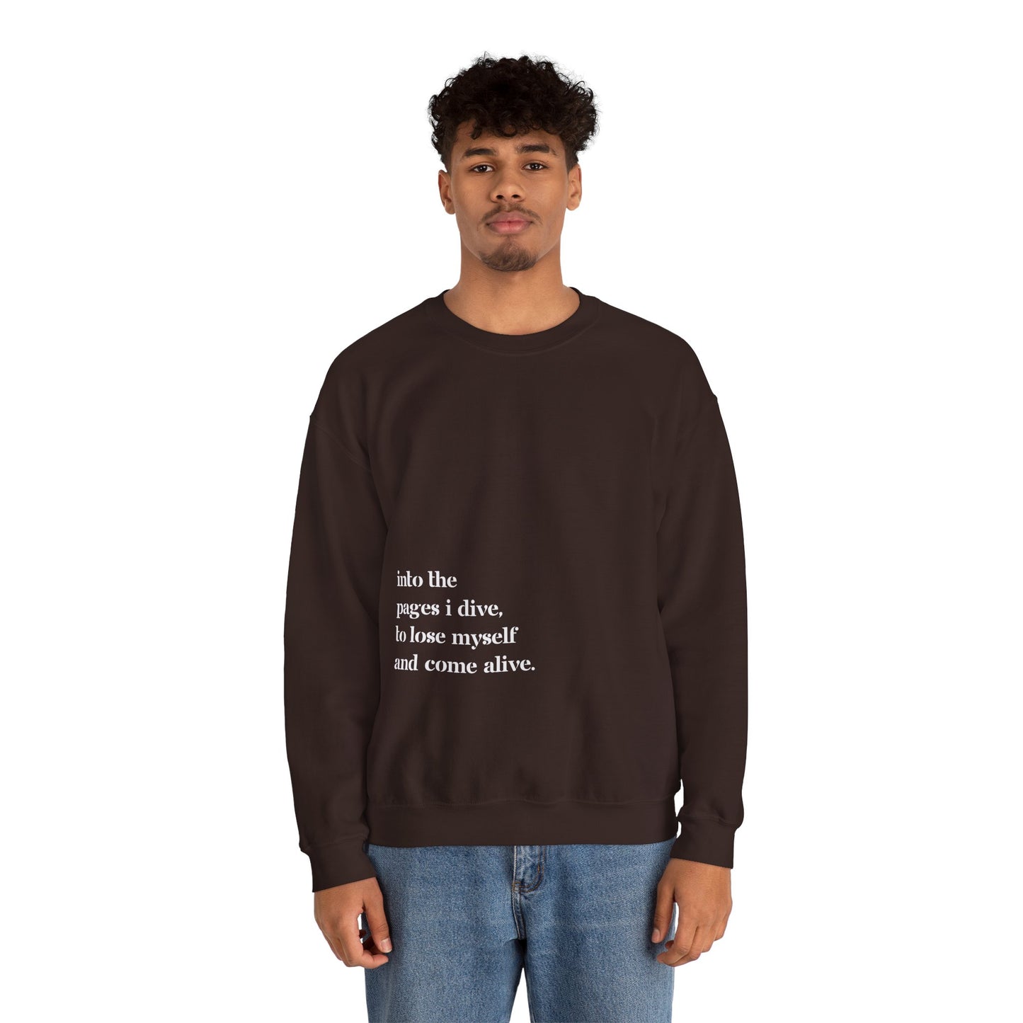Into The Pages I Dive - Unisex Sweatshirt