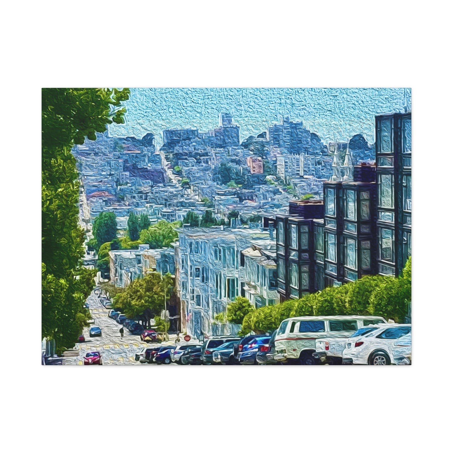 San Francisco Streets - Matte Canvas Wall Art