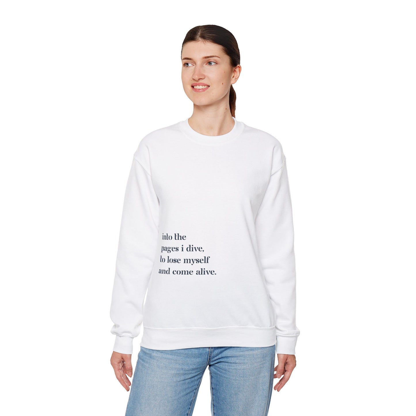 Into The Pages I Dive - Unisex Sweatshirt