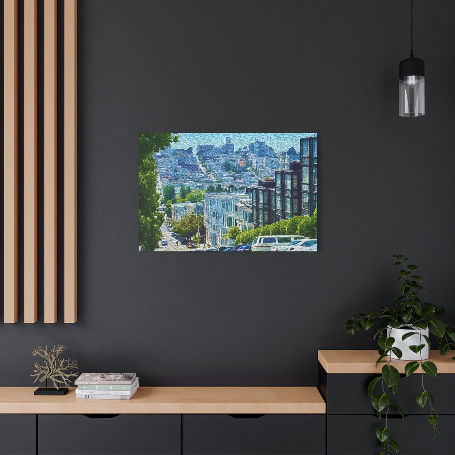 San Francisco Streets - Matte Canvas Wall Art