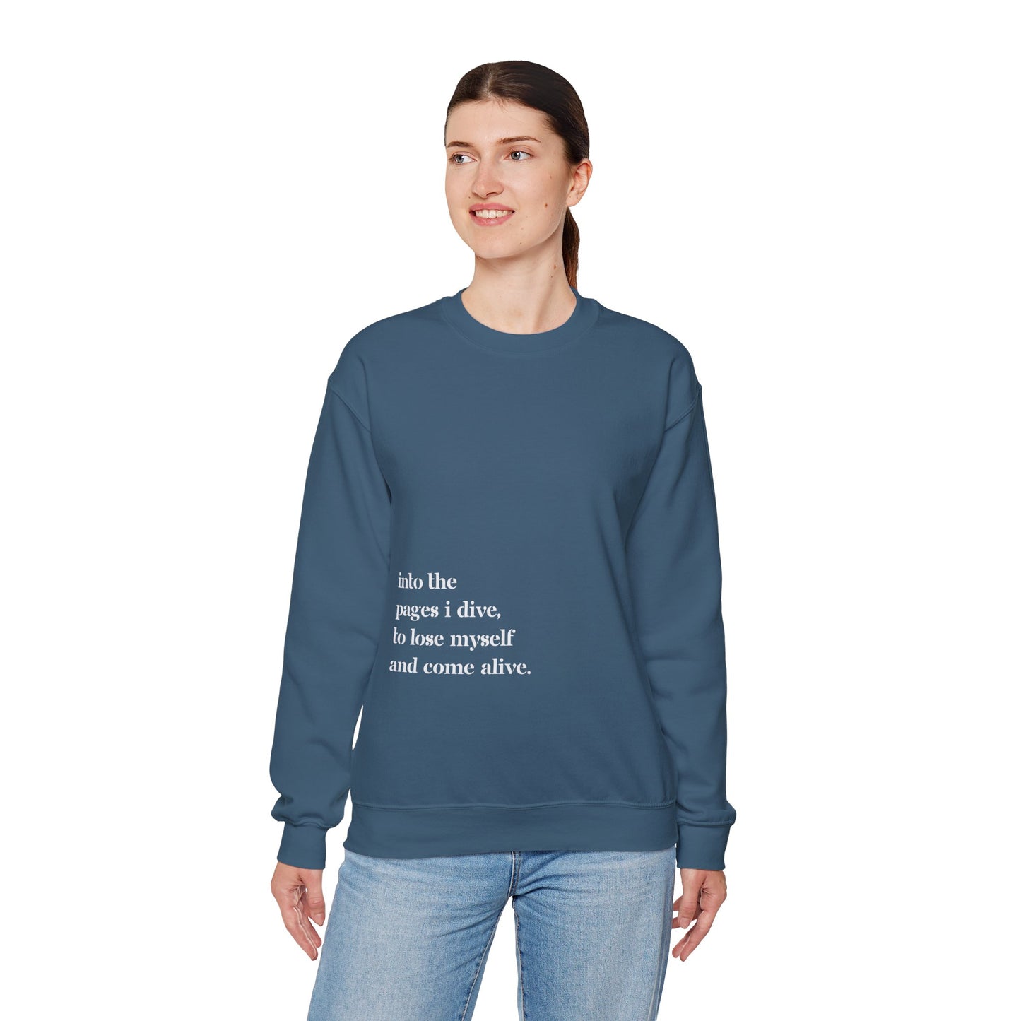 Into The Pages I Dive - Unisex Sweatshirt