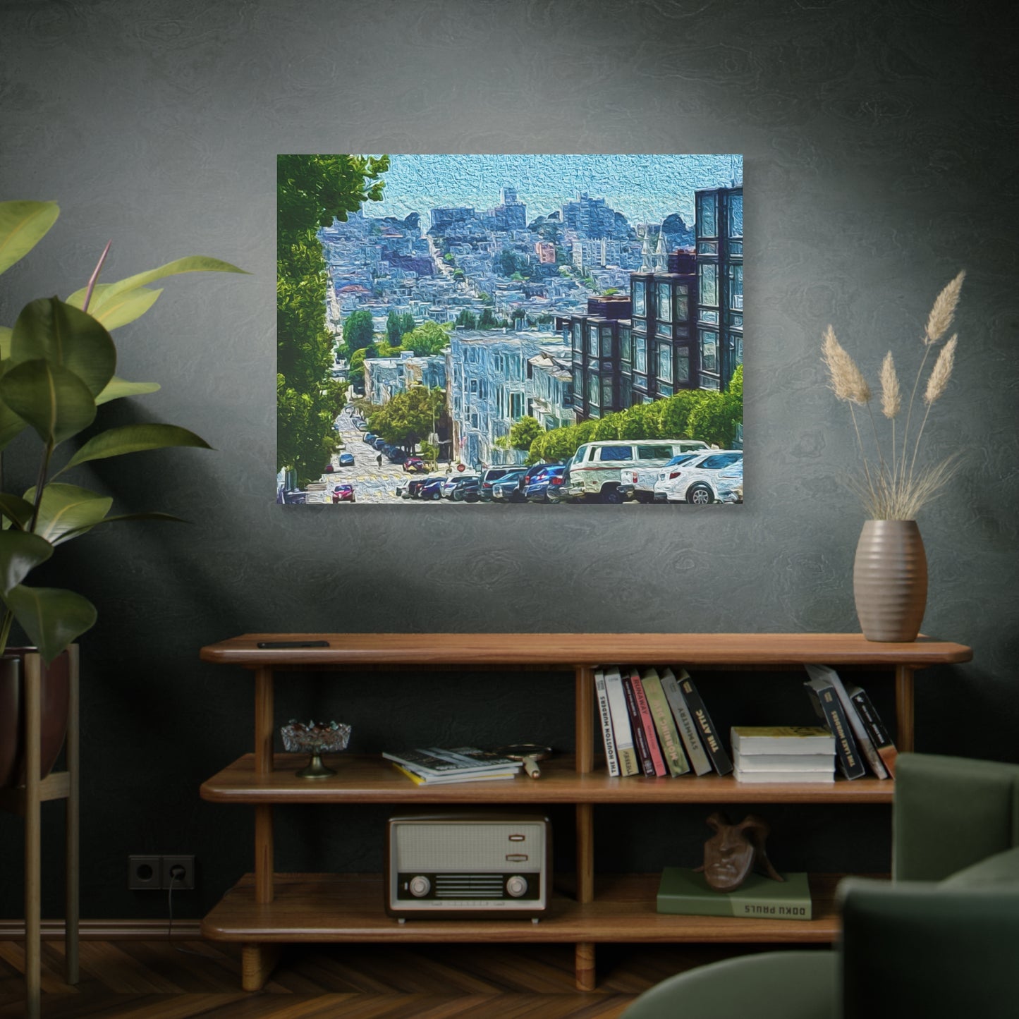 San Francisco Streets - Matte Canvas Wall Art