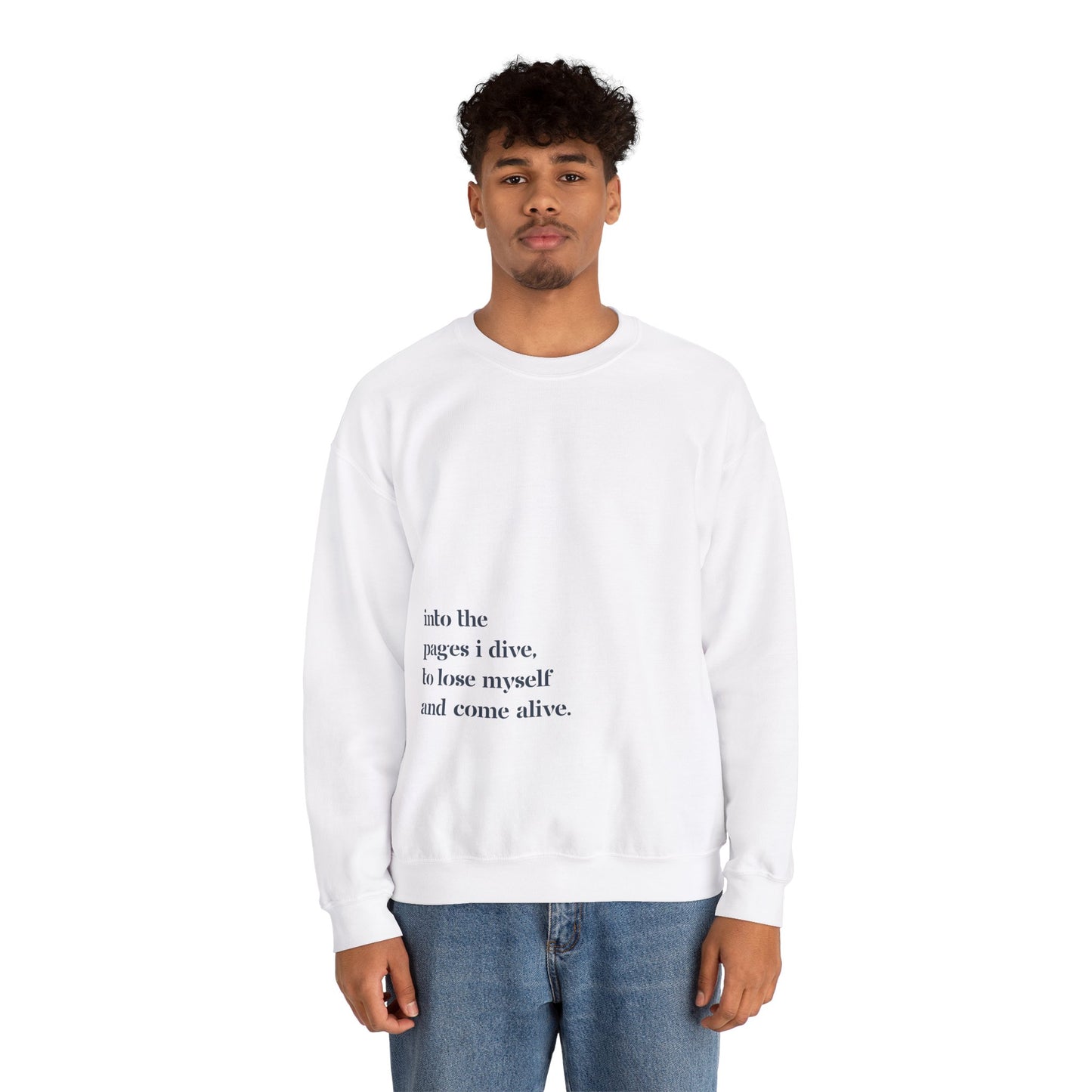 Into The Pages I Dive - Unisex Sweatshirt