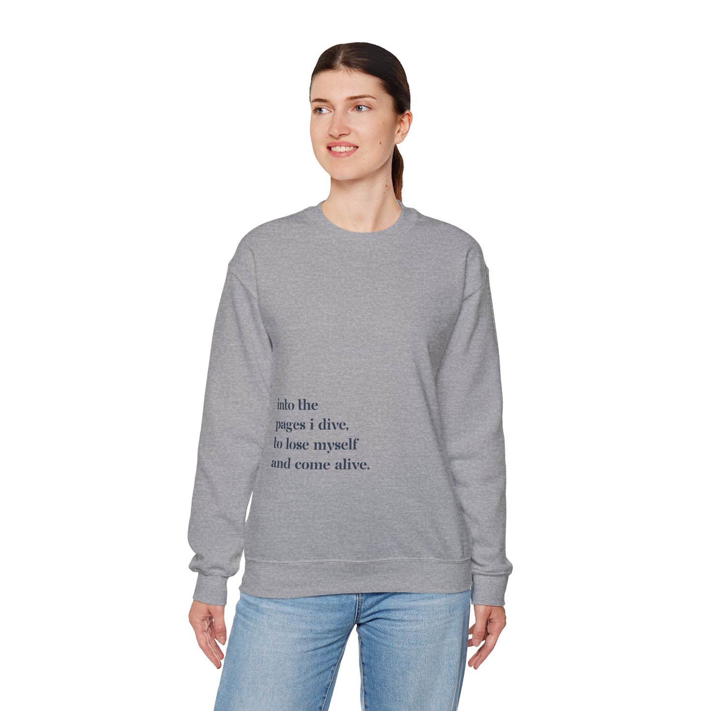 Into The Pages I Dive - Unisex Sweatshirt