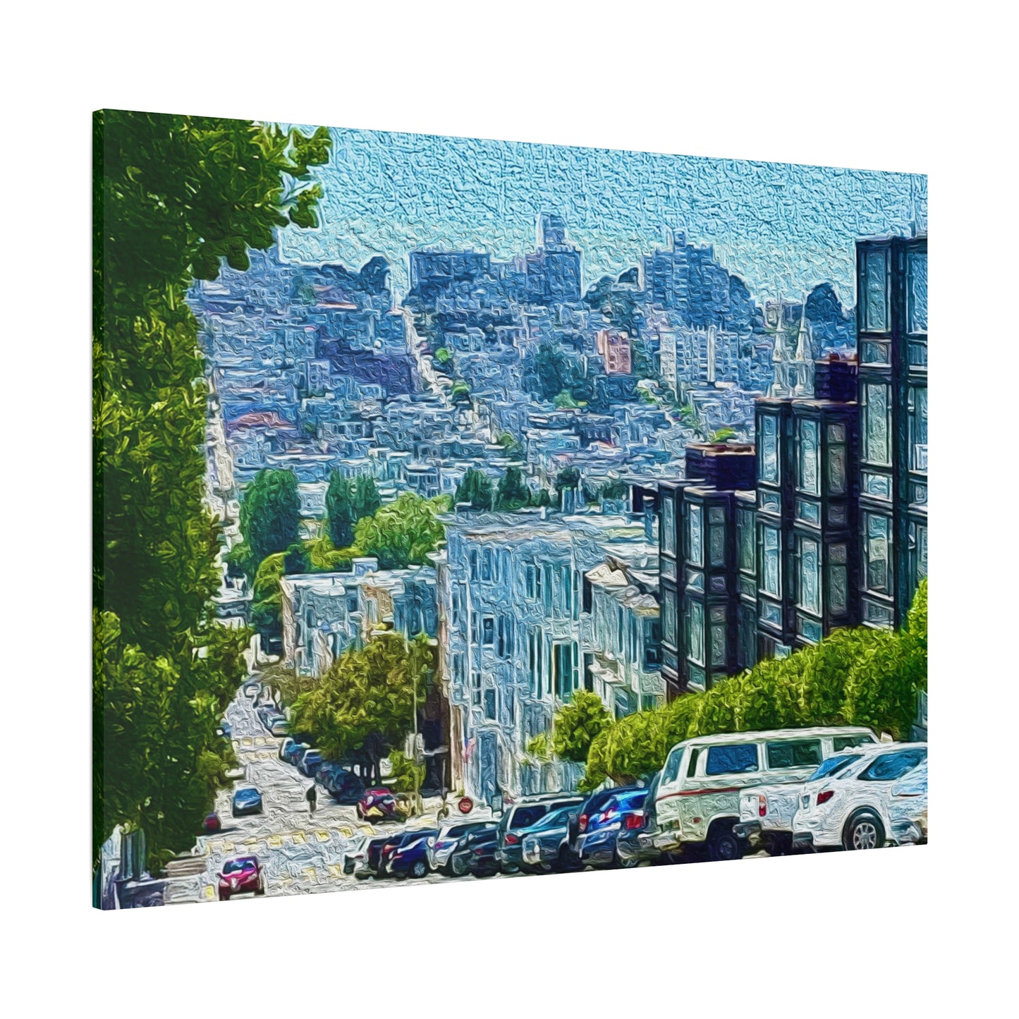 San Francisco Streets - Matte Canvas Wall Art