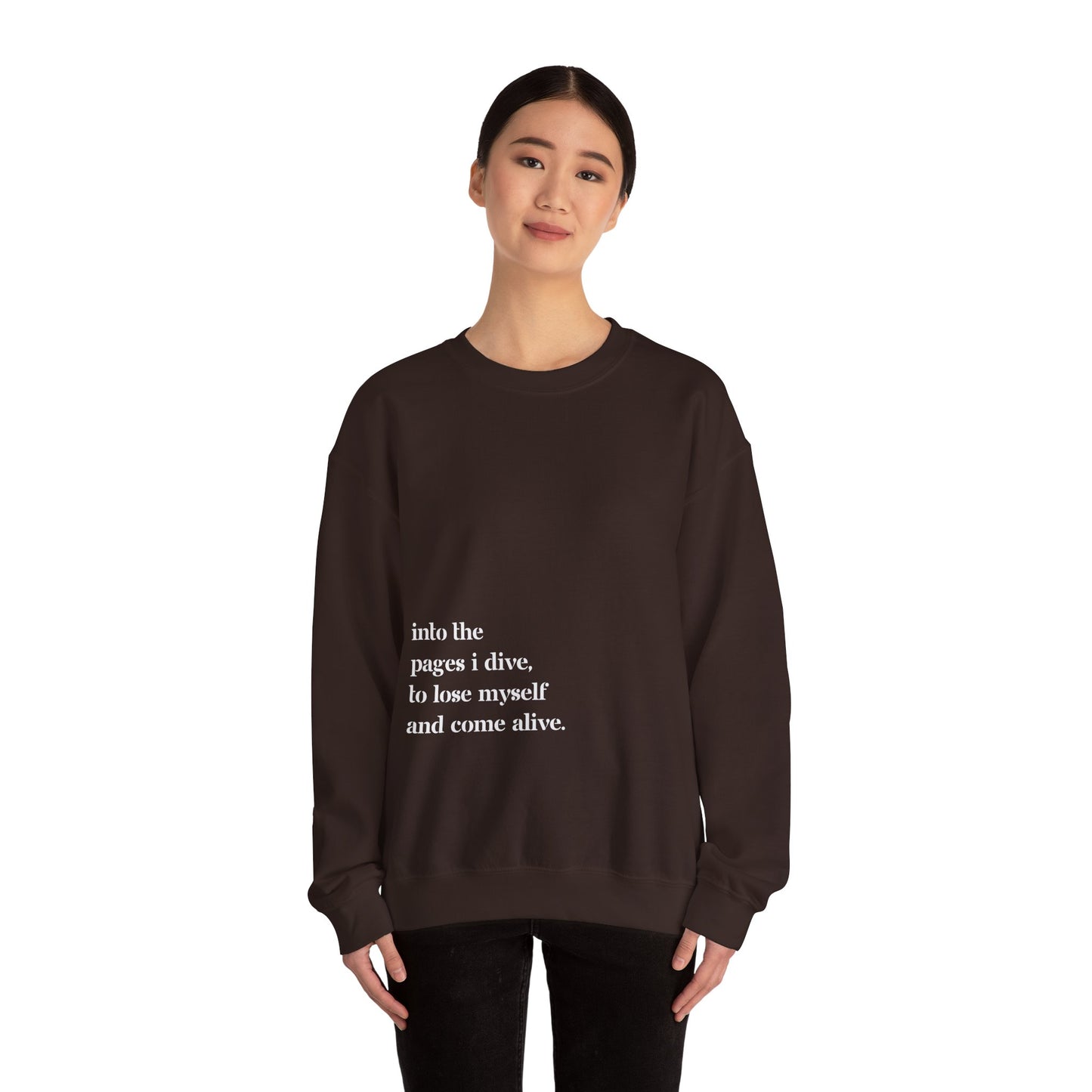 Into The Pages I Dive - Unisex Sweatshirt