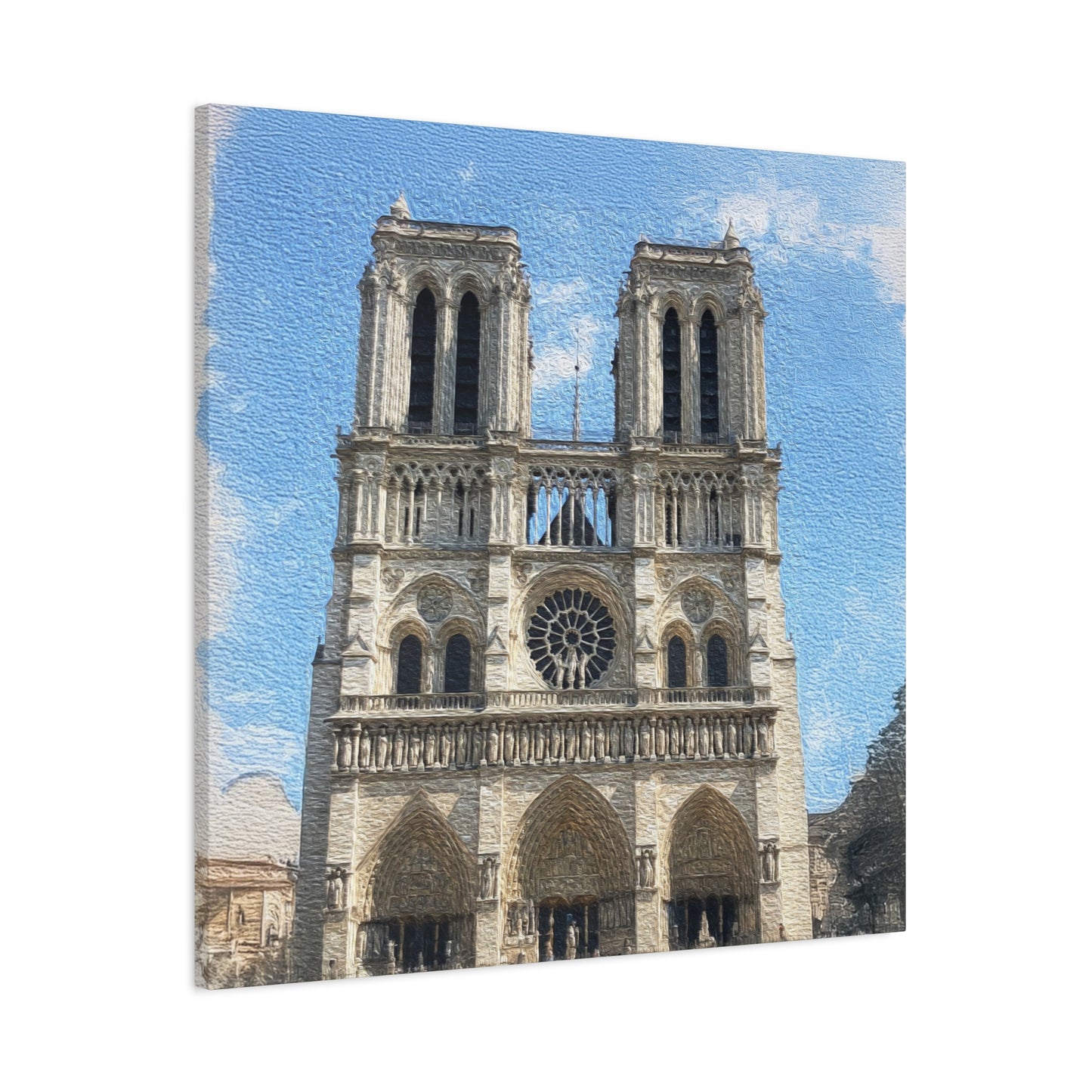 Notre-Dame Cathedral - Stretched Canvas Art Print