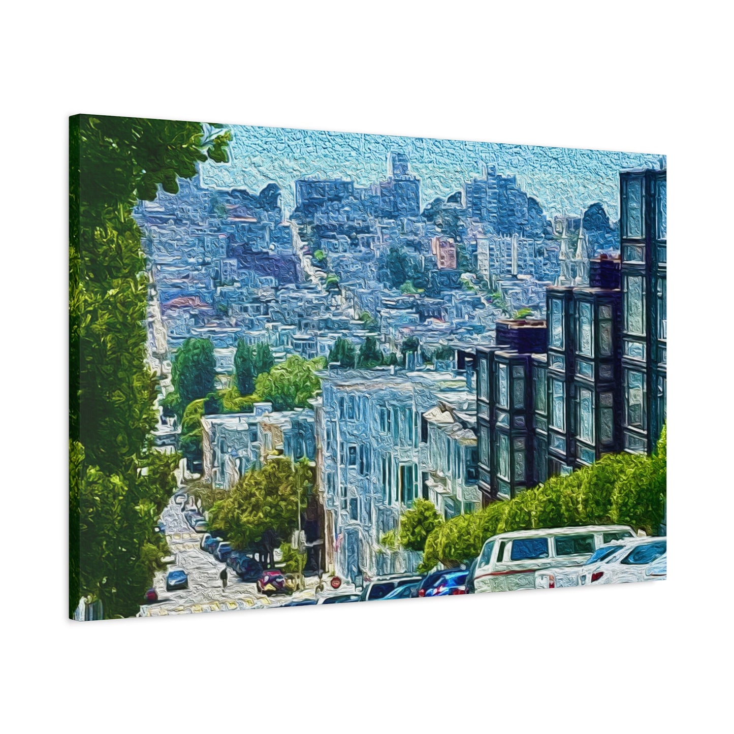 San Francisco Streets - Matte Canvas Wall Art