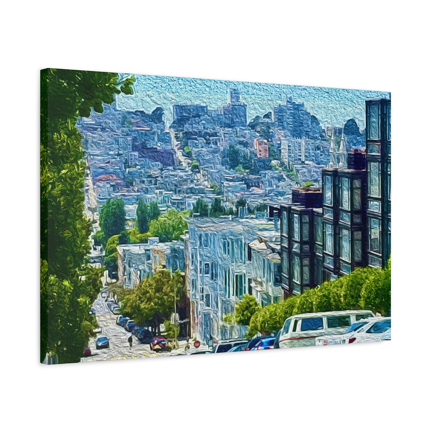 San Francisco Streets - Matte Canvas Wall Art