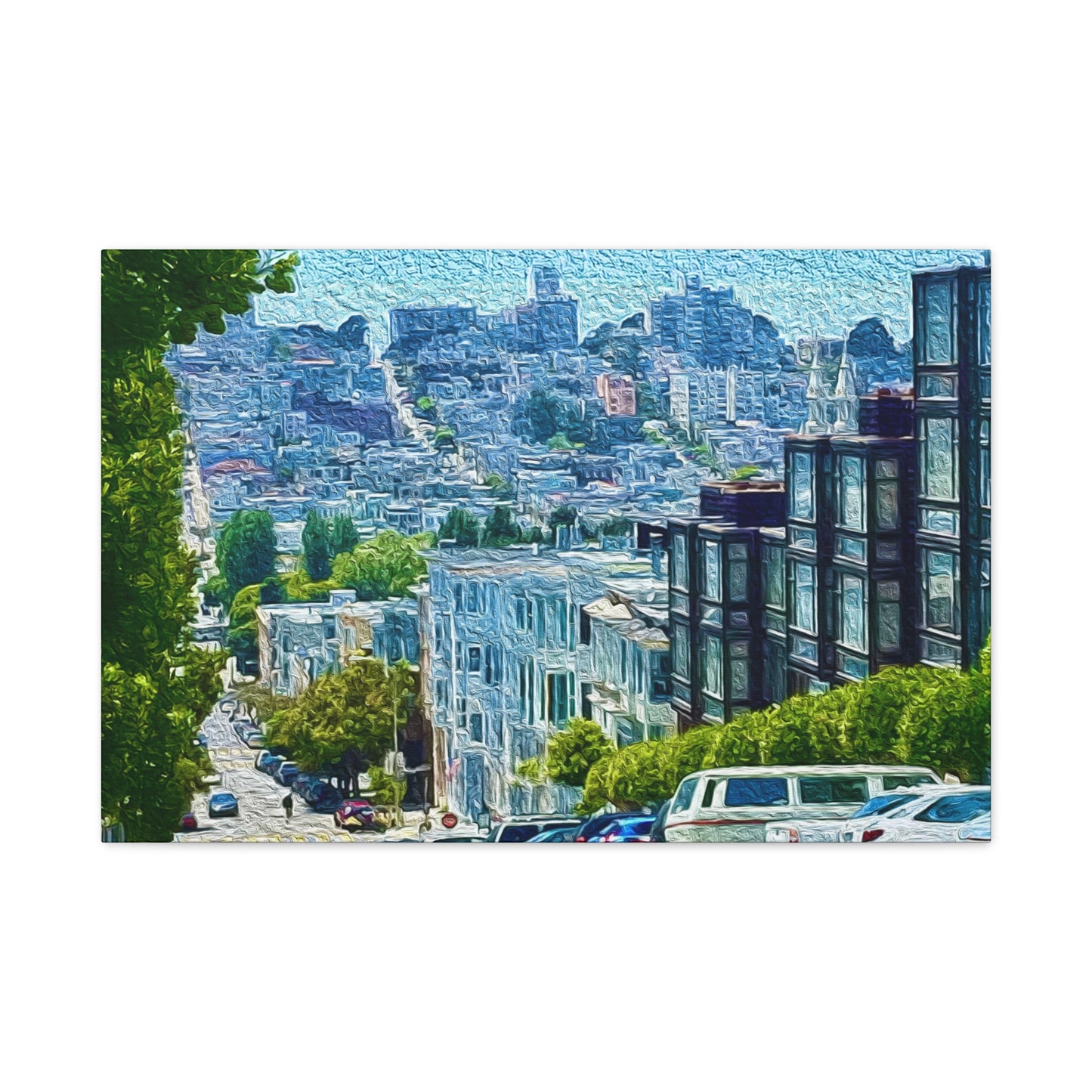 San Francisco Streets - Matte Canvas Wall Art