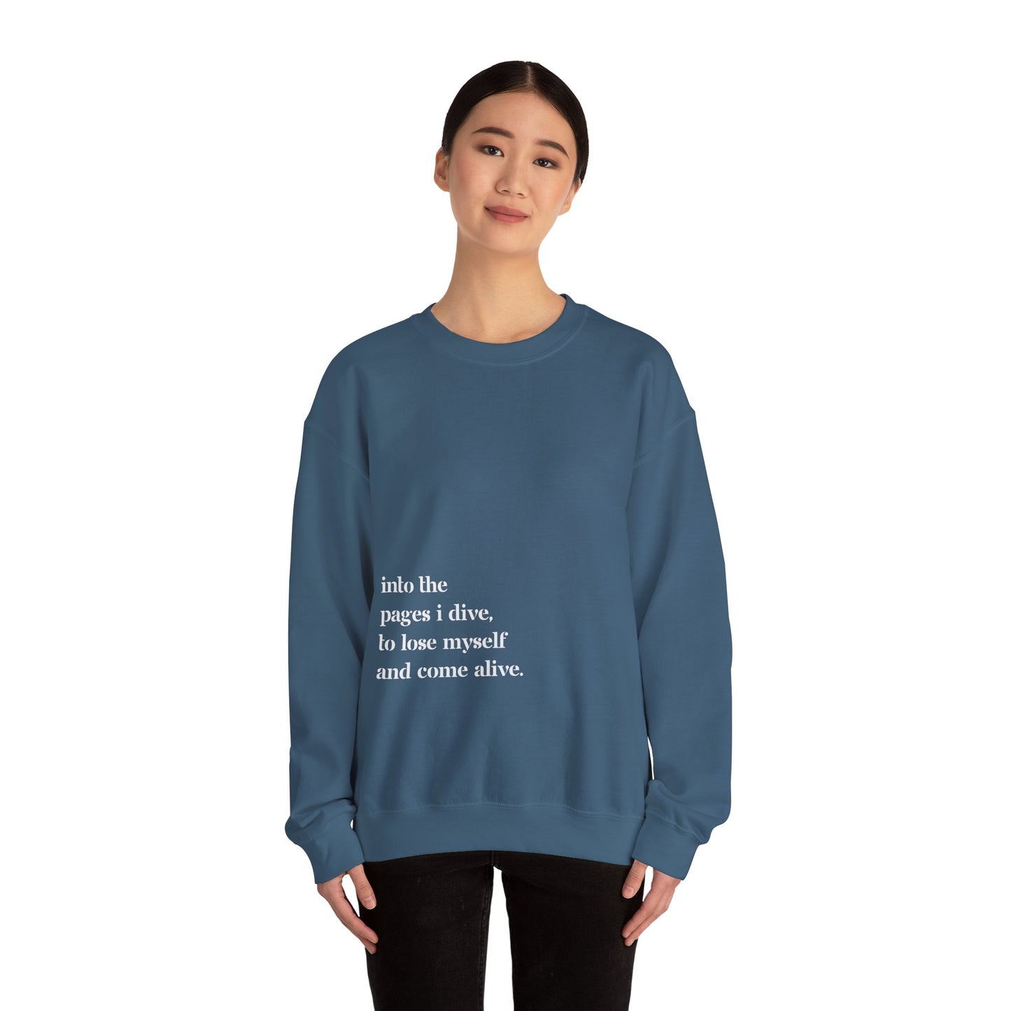 Into The Pages I Dive - Unisex Sweatshirt