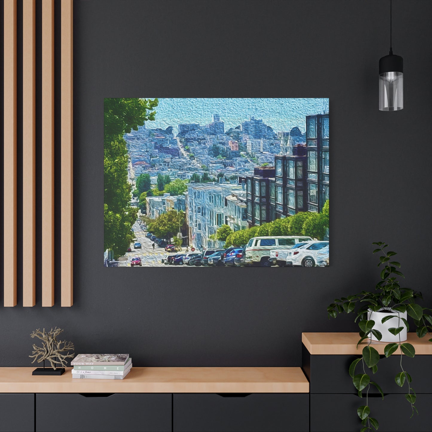 San Francisco Streets - Matte Canvas Wall Art
