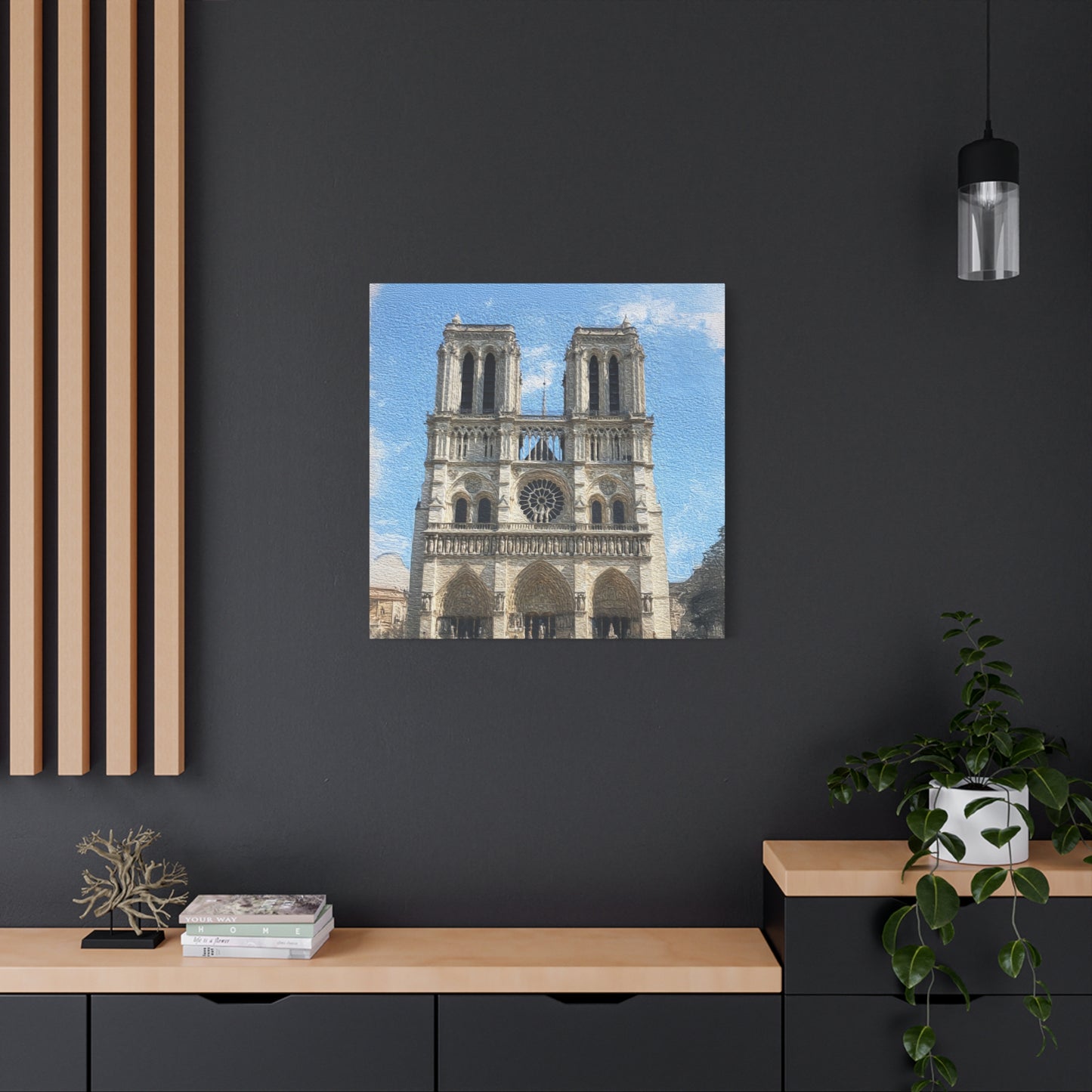 Notre-Dame Cathedral - Stretched Canvas Art Print