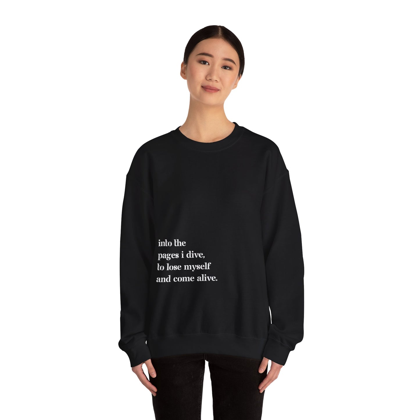 Into The Pages I Dive - Unisex Sweatshirt