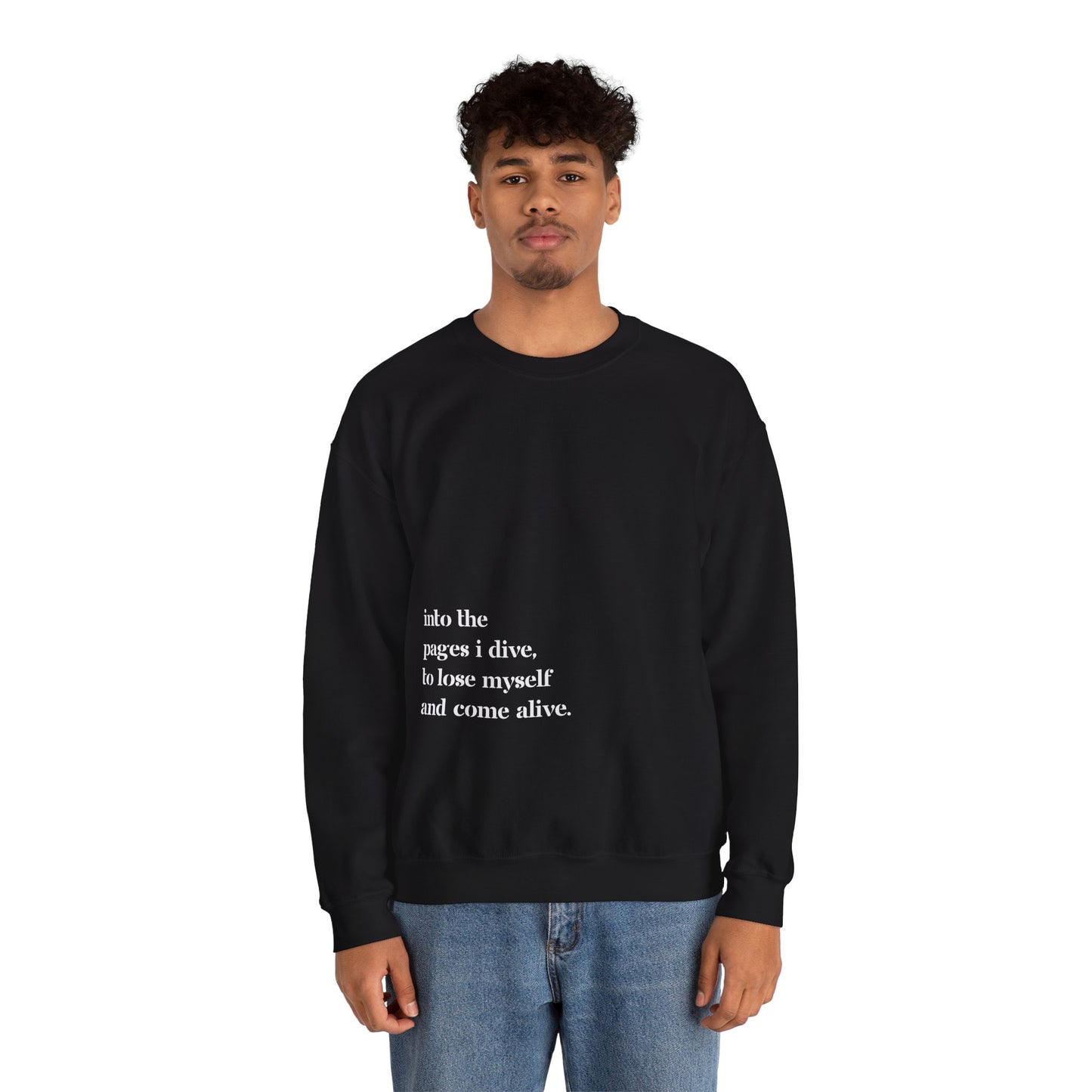 Into The Pages I Dive - Unisex Sweatshirt