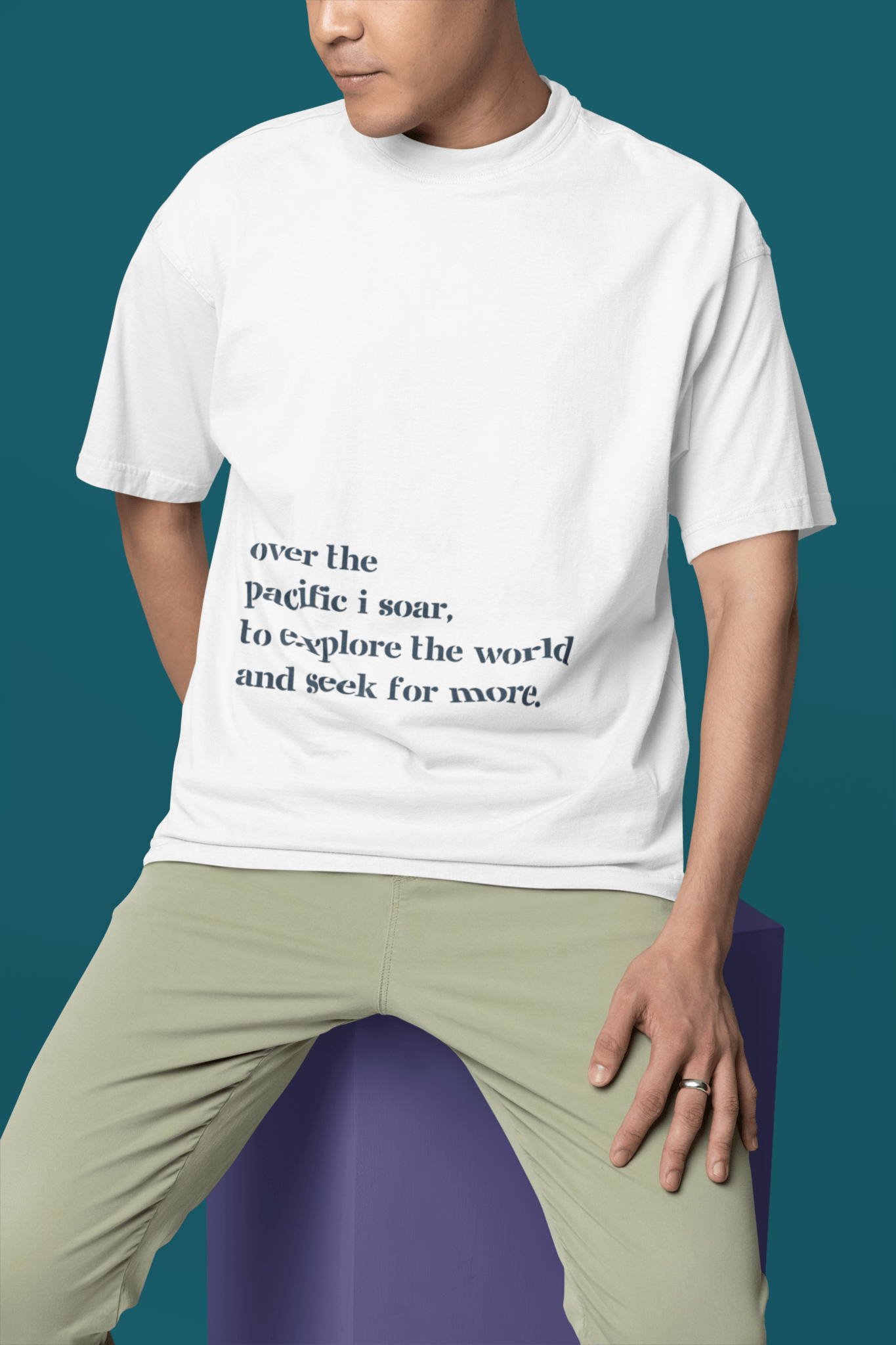 Over The Pacific I Soar - T-Shirt
