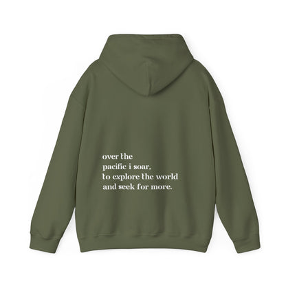 Over the Pacific I Soar - Unisex Hoodie