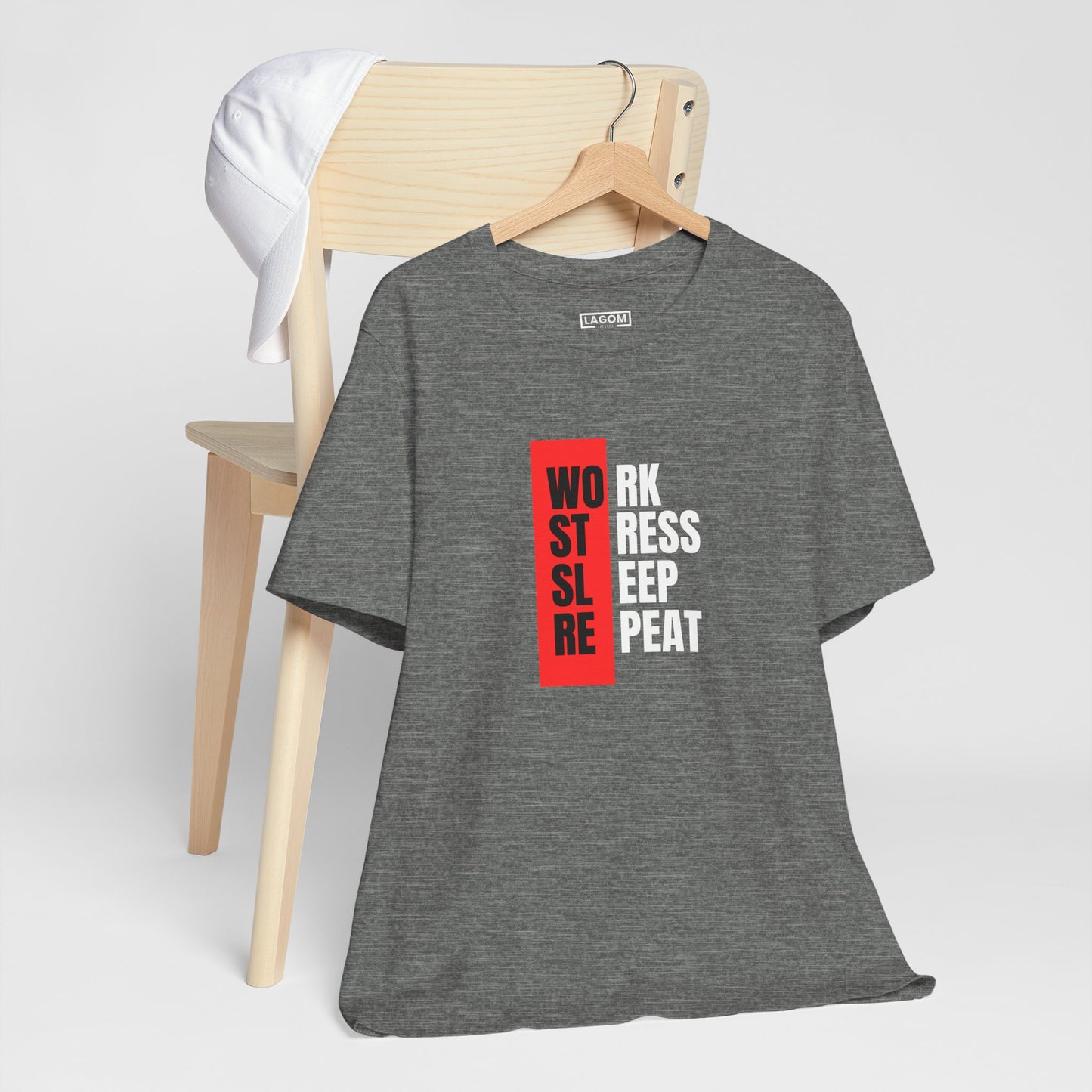 Work Stress Sleep Repeat - T-shirt