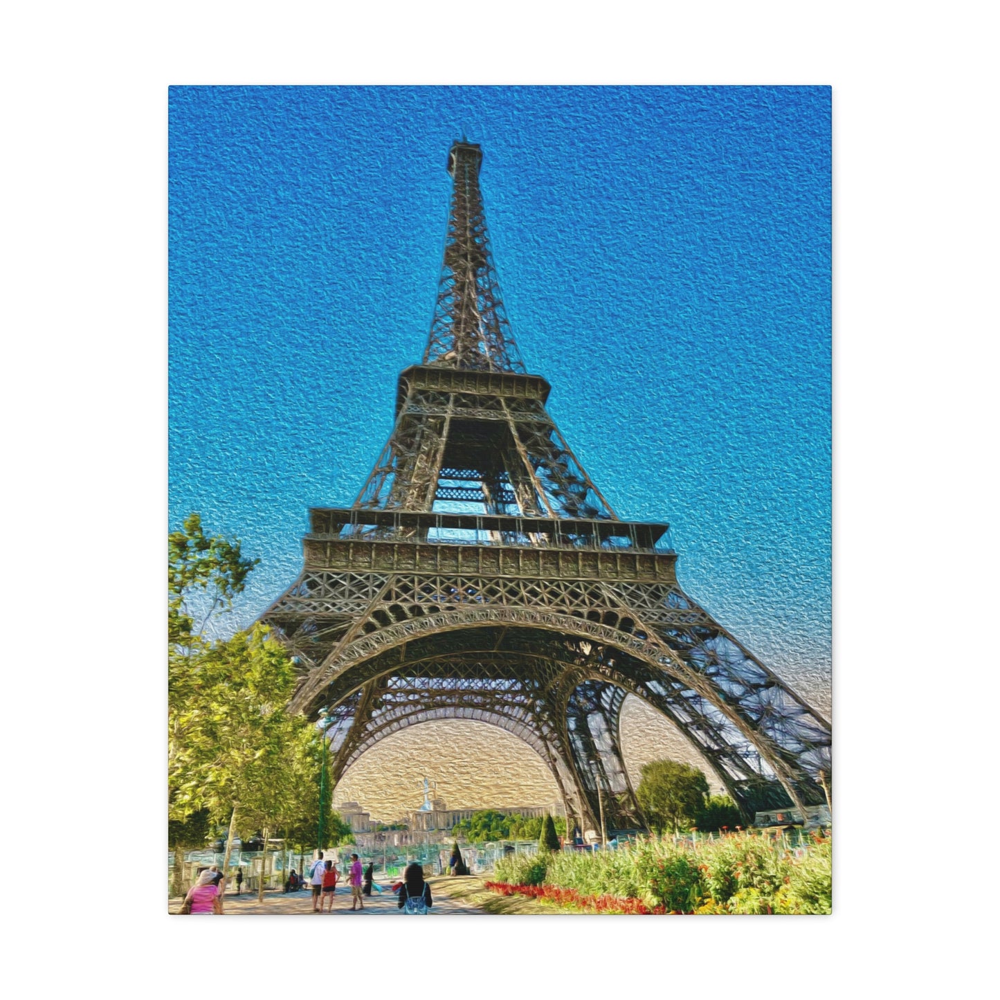 Eiffel Tower, Paris, France - Canvas Wall Art