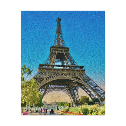 Eiffel Tower, Paris, France - Canvas Wall Art