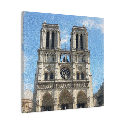 Notre-Dame Cathedral - Stretched Canvas Art Print