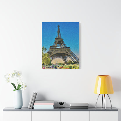 Eiffel Tower, Paris, France - Canvas Wall Art