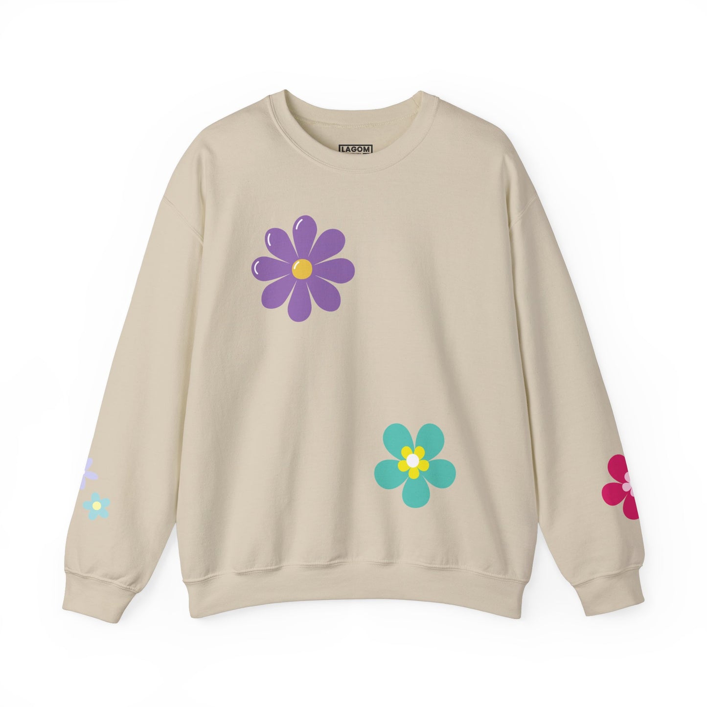 Colorful Floral - Crewneck Sweatshirt