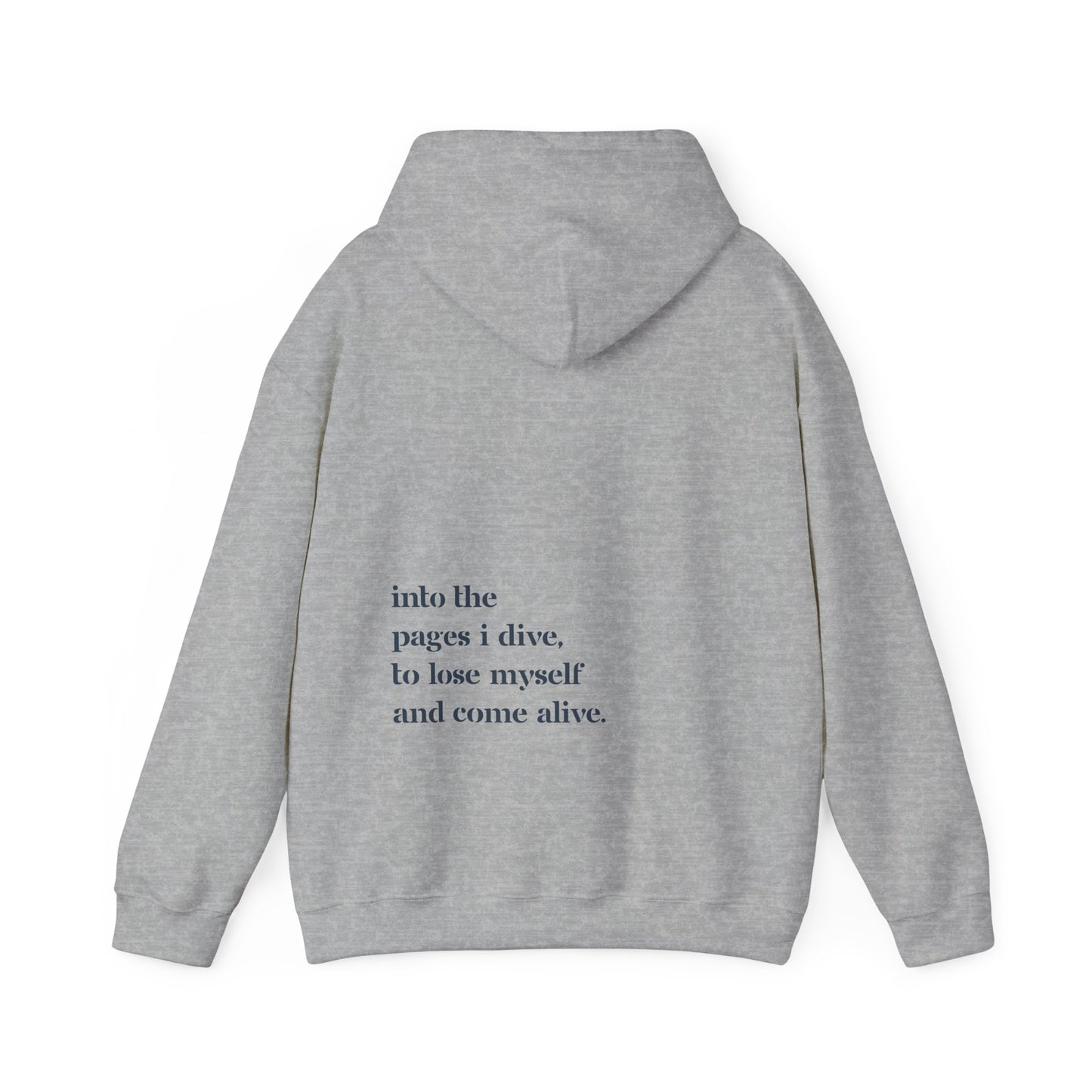 Into the Pages I Dive - Unisex Hoodie