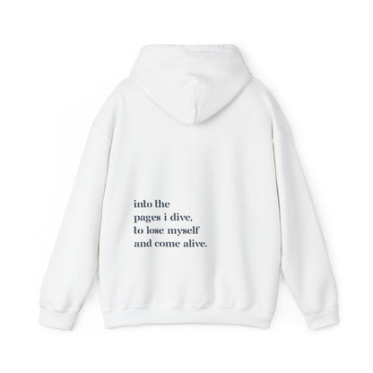 Into the Pages I Dive - Unisex Hoodie