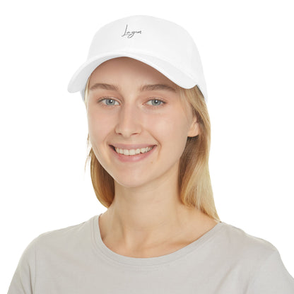 Lagom White Low Profile Baseball Cap