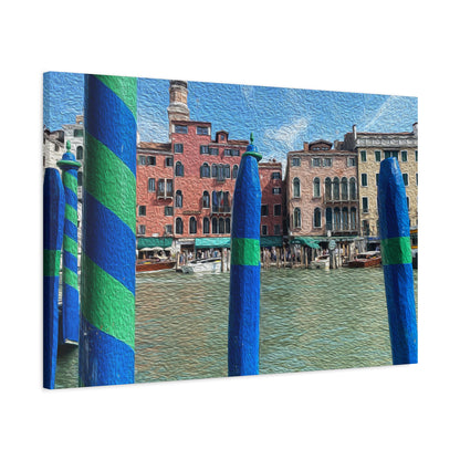 Venice Canals, Italy - Matte Canvas Art