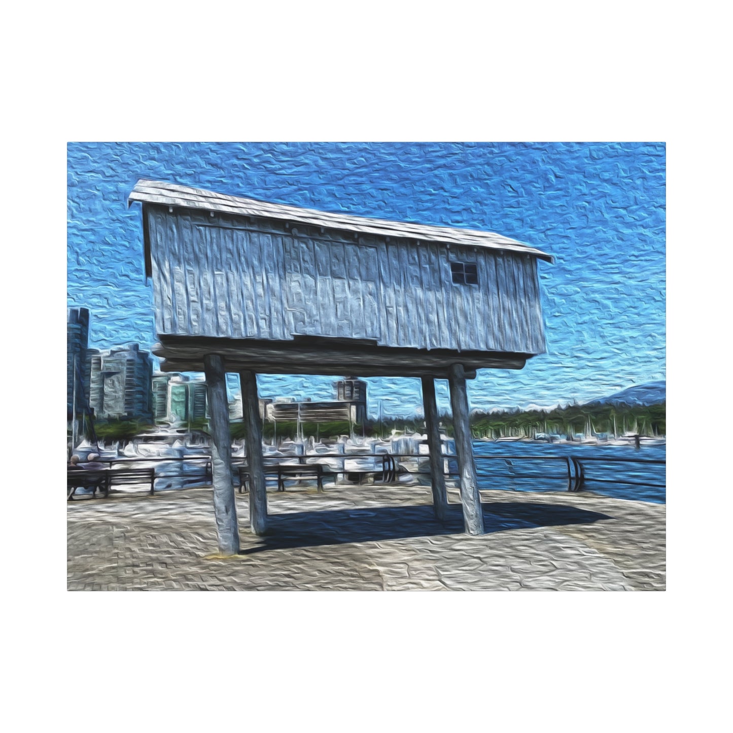 Coal Harbour, Vancouver, Canada - Landscape Canvas Print