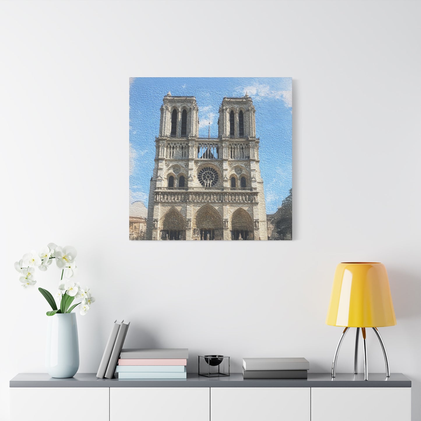 Notre-Dame Cathedral - Stretched Canvas Art Print