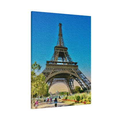 Eiffel Tower, Paris, France - Canvas Wall Art