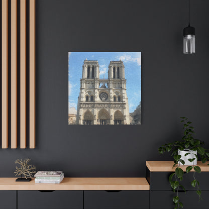 Notre-Dame Cathedral - Stretched Canvas Art Print