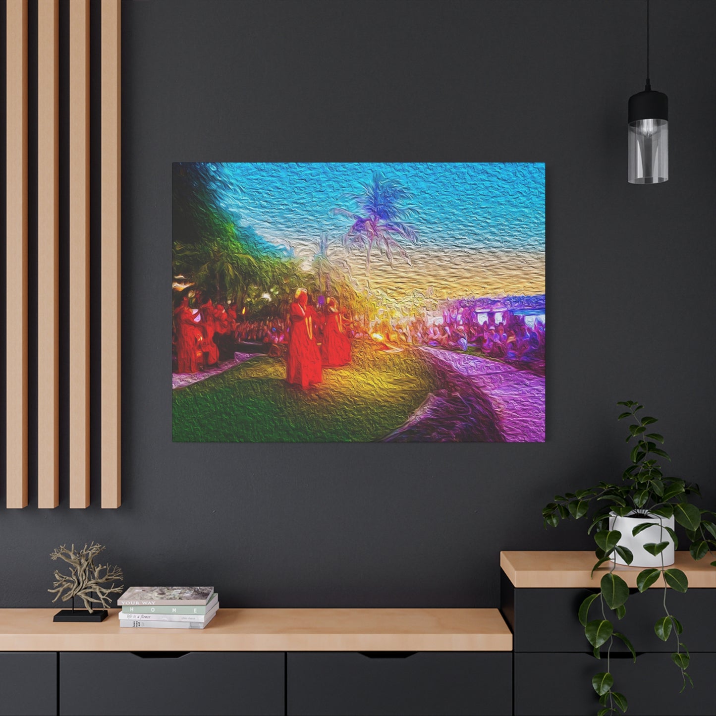 Honolulu, Hawaii - Stretched Canvas Art