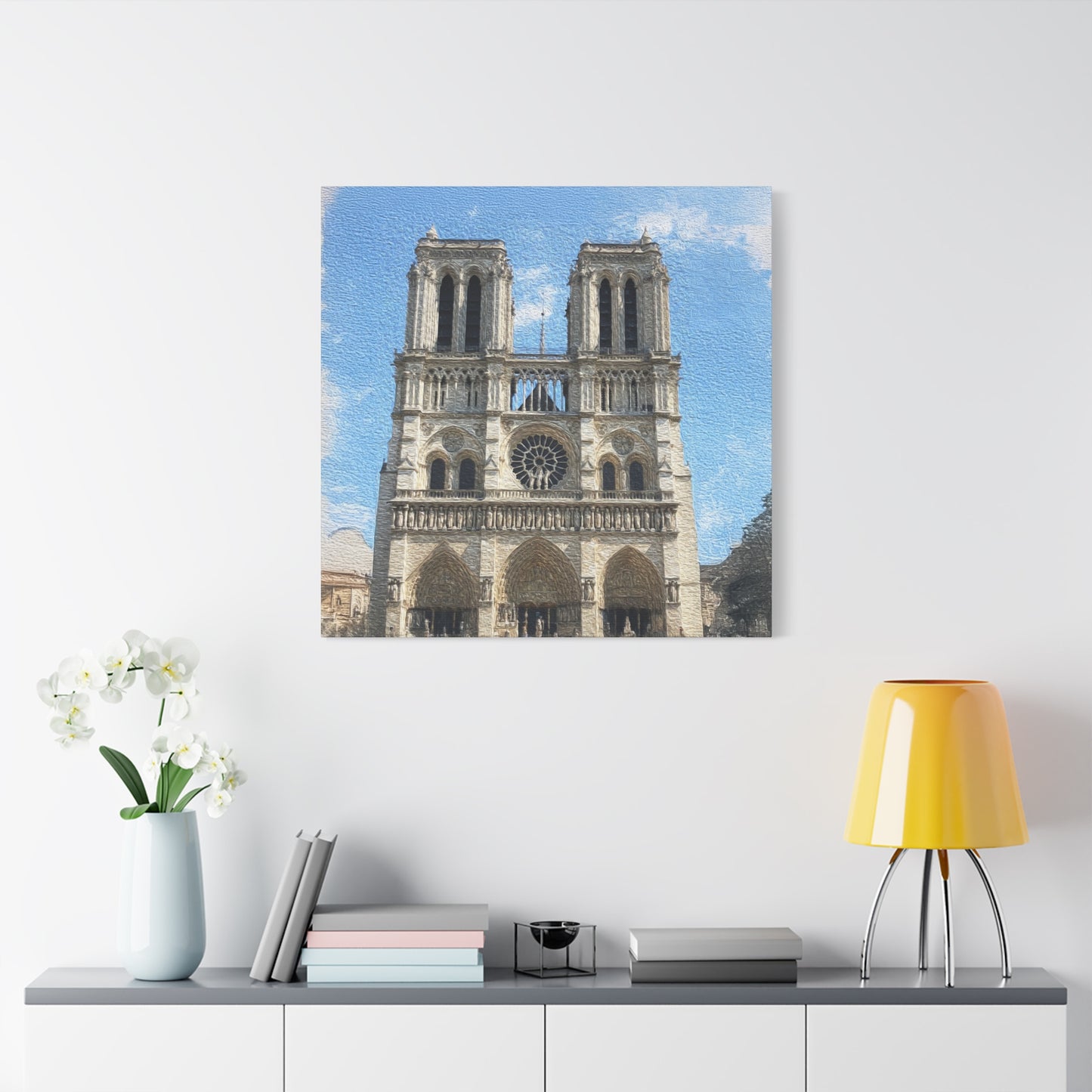 Notre-Dame Cathedral - Stretched Canvas Art Print