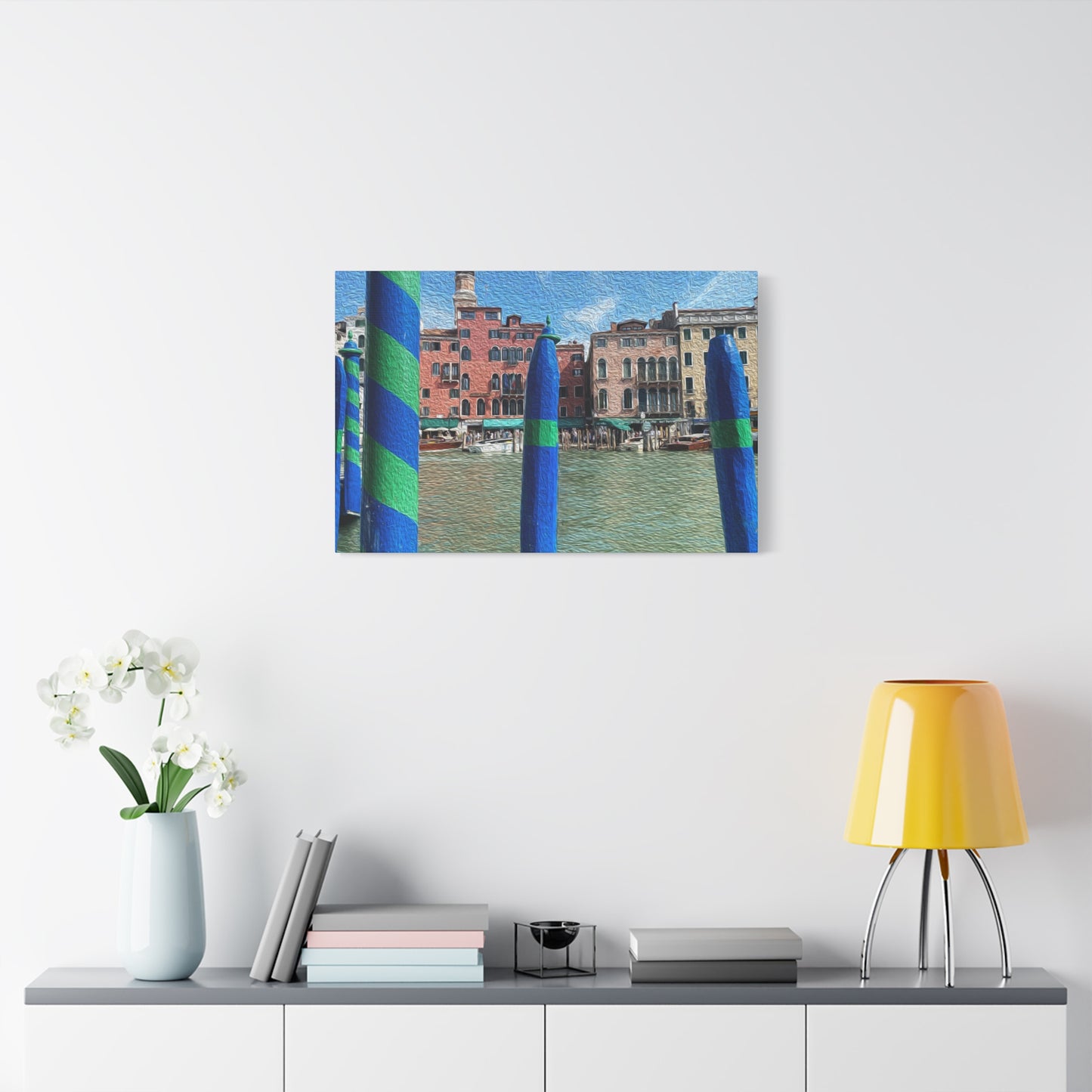 Venice Canals, Italy - Matte Canvas Art